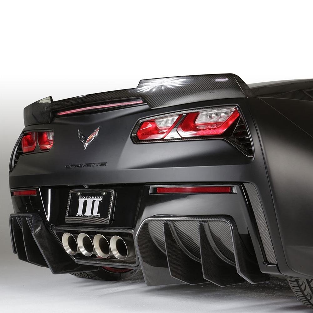 Corvette XIK Rear Deck Wing - Carbon Fiber - Ivan Tampi Customs : C7 Stingray, Z51