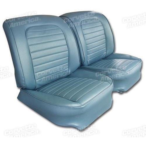 Corvette Vinyl Seat Covers. Blue: 1959