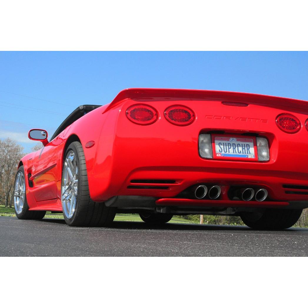 Corvette Lower Rear Exhaust Spoiler : 1997-2004 C5 & Z06