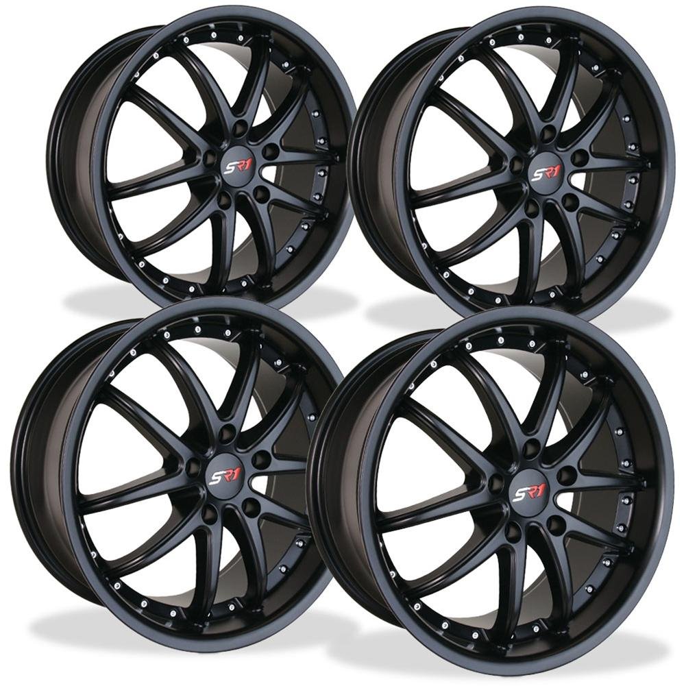 Corvette SR1 Performance Wheels - APEX Series (Set) : Semi Gloss Black