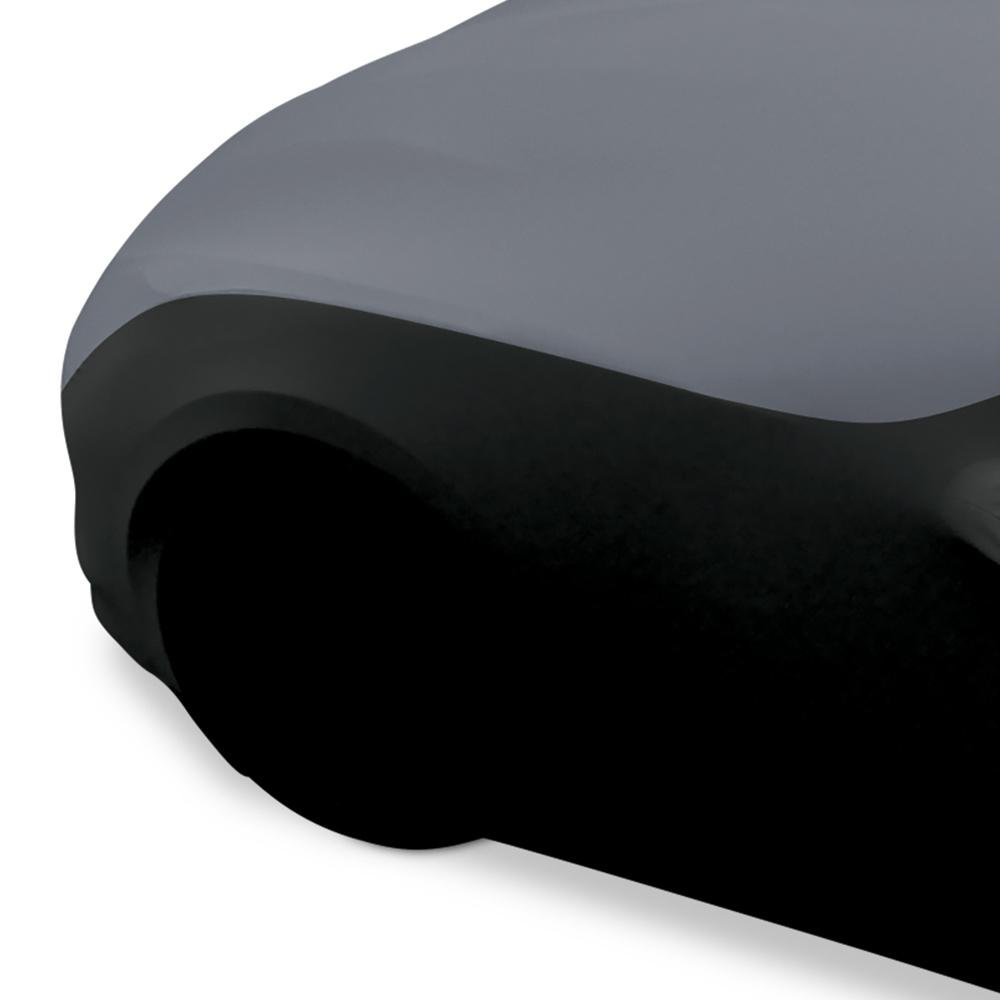 Corvette Ultraguard Stretch Satin Sport Car Cover - Gray/Black - Indoor : C7 Stingray, Z51, Z06, Grand Sport, ZR1