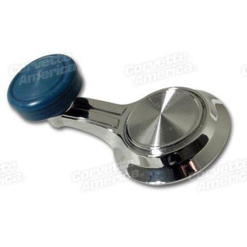 Corvette Vent Crank Handle - Bright Blue: 1967