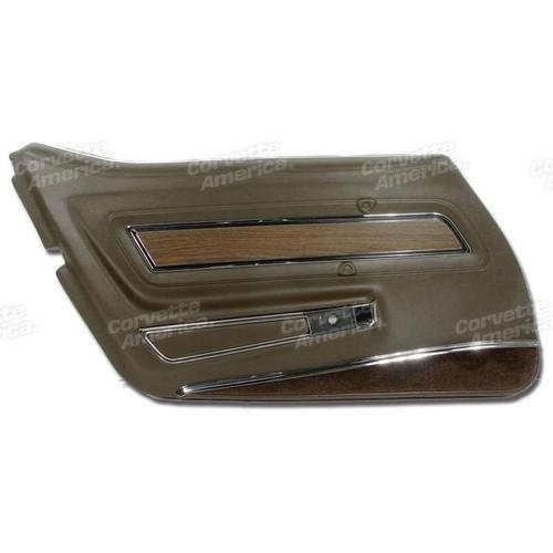 Corvette Door Panel. Dark Brown Deluxe LH: 1976