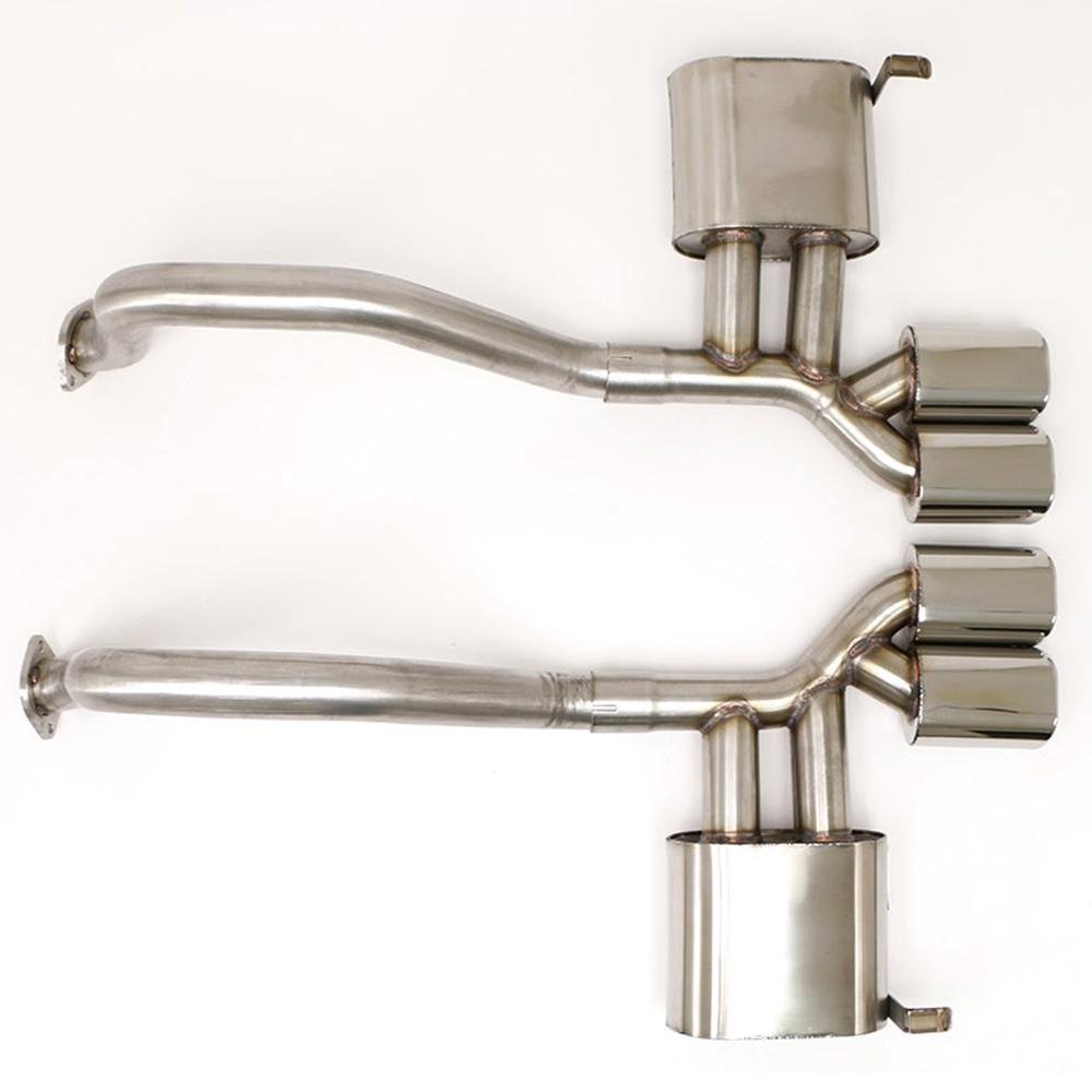 Corvette Exhaust System - B&B PRT w/Quad Oval Tips : 1997-2004 C5 & Z06