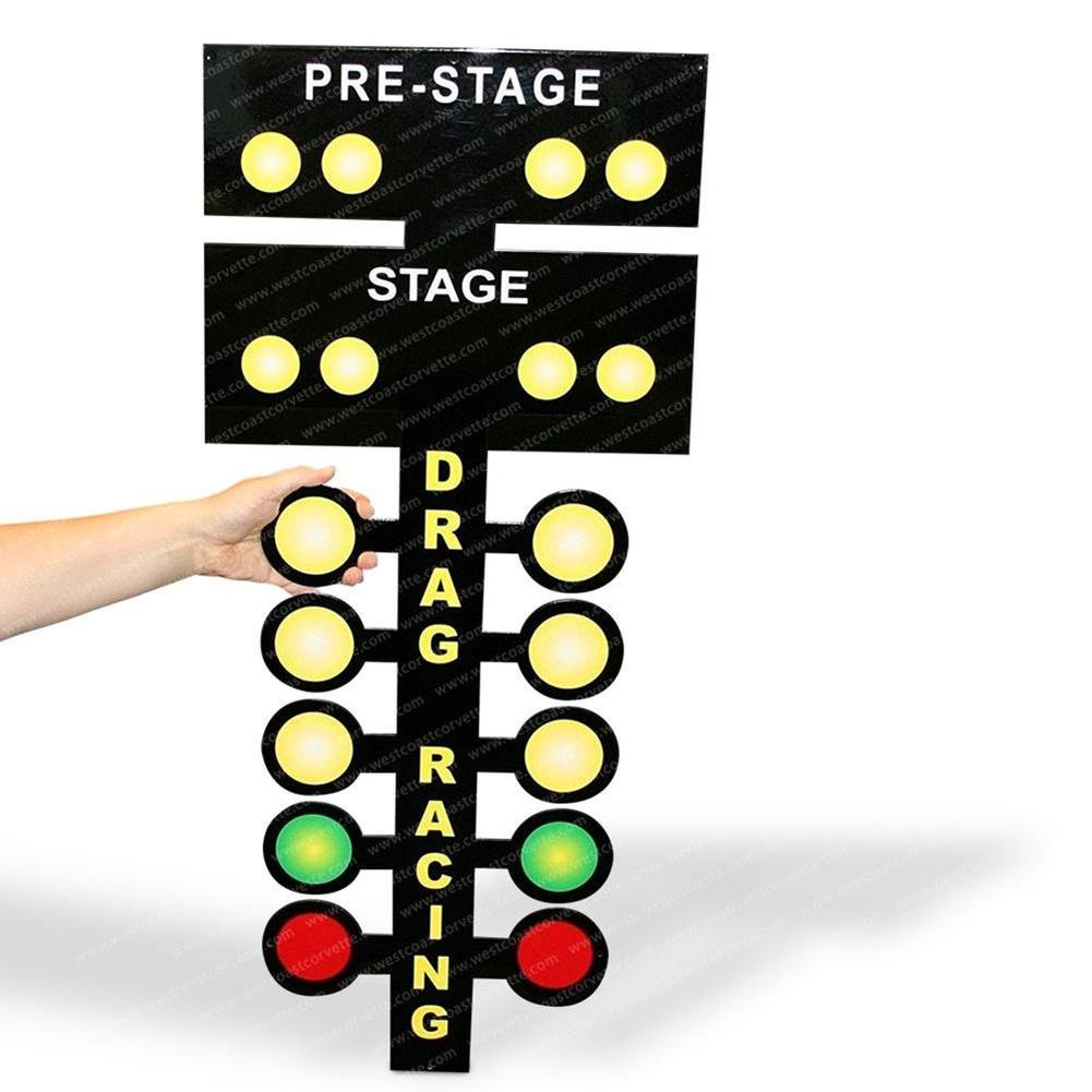 Triple Tree Drag Racing Metal Sign - DRAG STRIP - 35