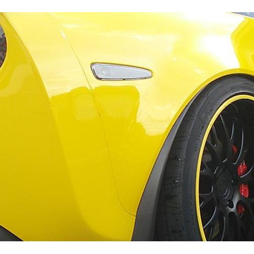 Corvette Side Marker Light 2 Pc. (Set) - Rear Clear : 2005-2013 C6, Z06, ZR1, Grand Sport