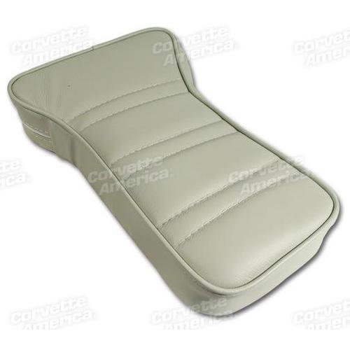 Corvette Center Armrest. Oyster Leather: 1978