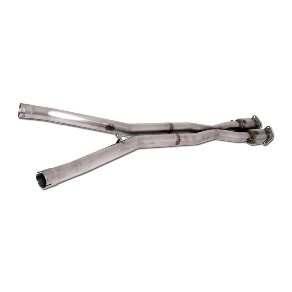 Corvette X-Pipe B&B : 2006-2013 C6 Paddle Shift Only - 2.5" w/ Resonators