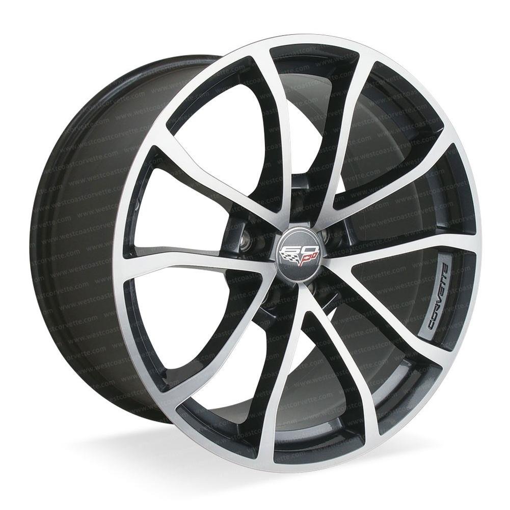2013 Corvette - Genuine GM - 60th Anniversary - 427 Cup Wheels : Manogian Silver