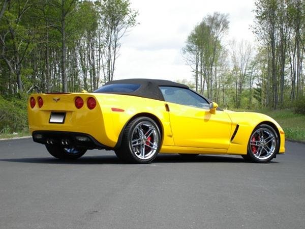 Corvette Z06 Rear Fender Package for Standard C6, Coupe or Convertible : 2005-2013 C6
