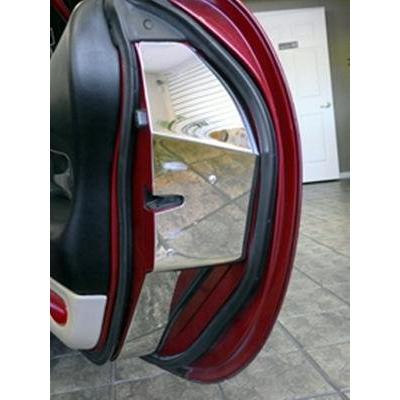 Corvette Door Jam Covers - Polished Stainless Steel : 1997-2004 C5 & Z06