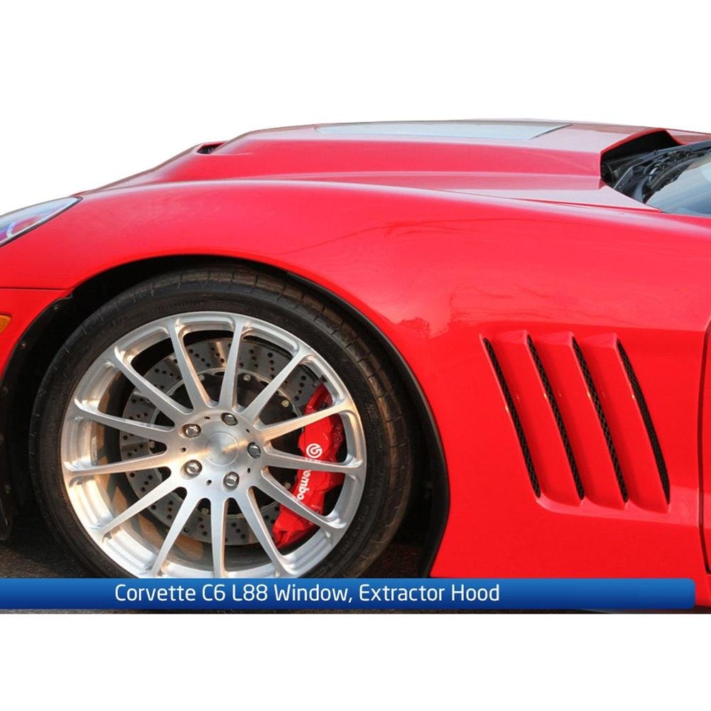 Corvette L88 Hood w/Polycarbonate Window - ACS Composite : 2005-2013 C6, Z06, Grand Sport, ZR1