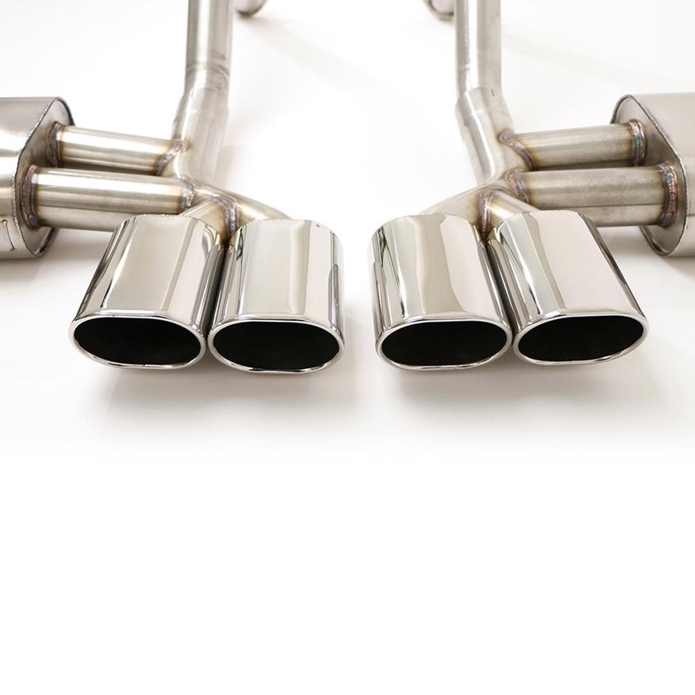 Corvette Exhaust System - B&B PRT w/Quad Oval Tips : 1997-2004 C5 & Z06