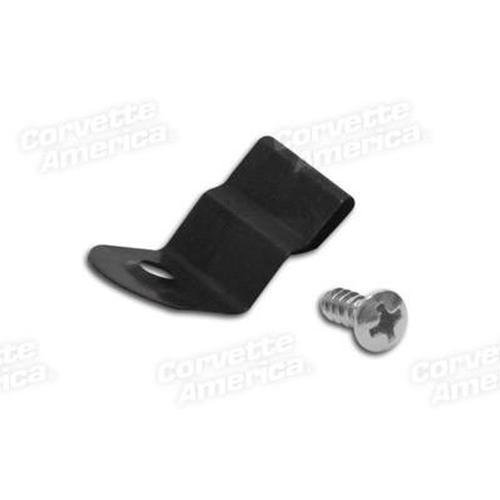 Corvette Door Panel Retaining Clip. W/Screw: 1968-1977