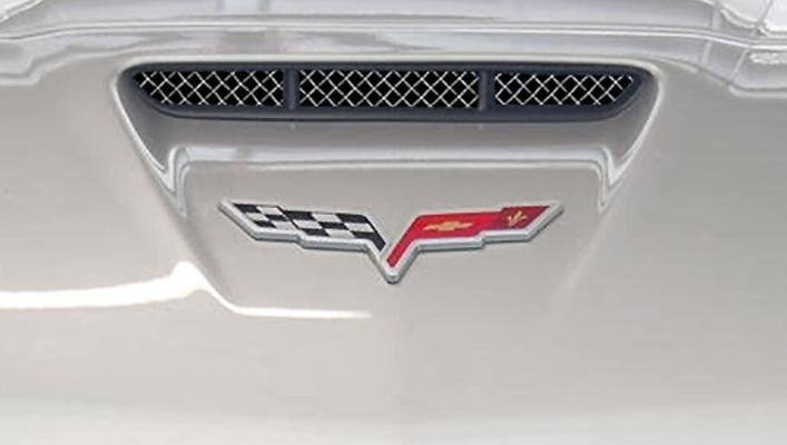 Corvette RaceMesh Air Intake Nose Scoop Grille : 2010-2013 Grand Sport