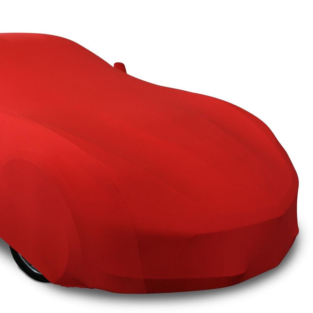Corvette Ultraguard Stretch Satin Car Cover - Red - Indoor : C7 Stingray, Z51, Z06, Grand Sport, ZR1