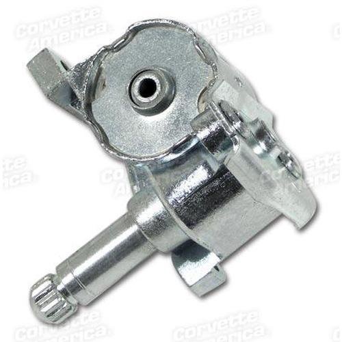 Corvette Vent Regulator. LH Coupe - 1 Ring on Shaft - Trim Parts: 1963-1964