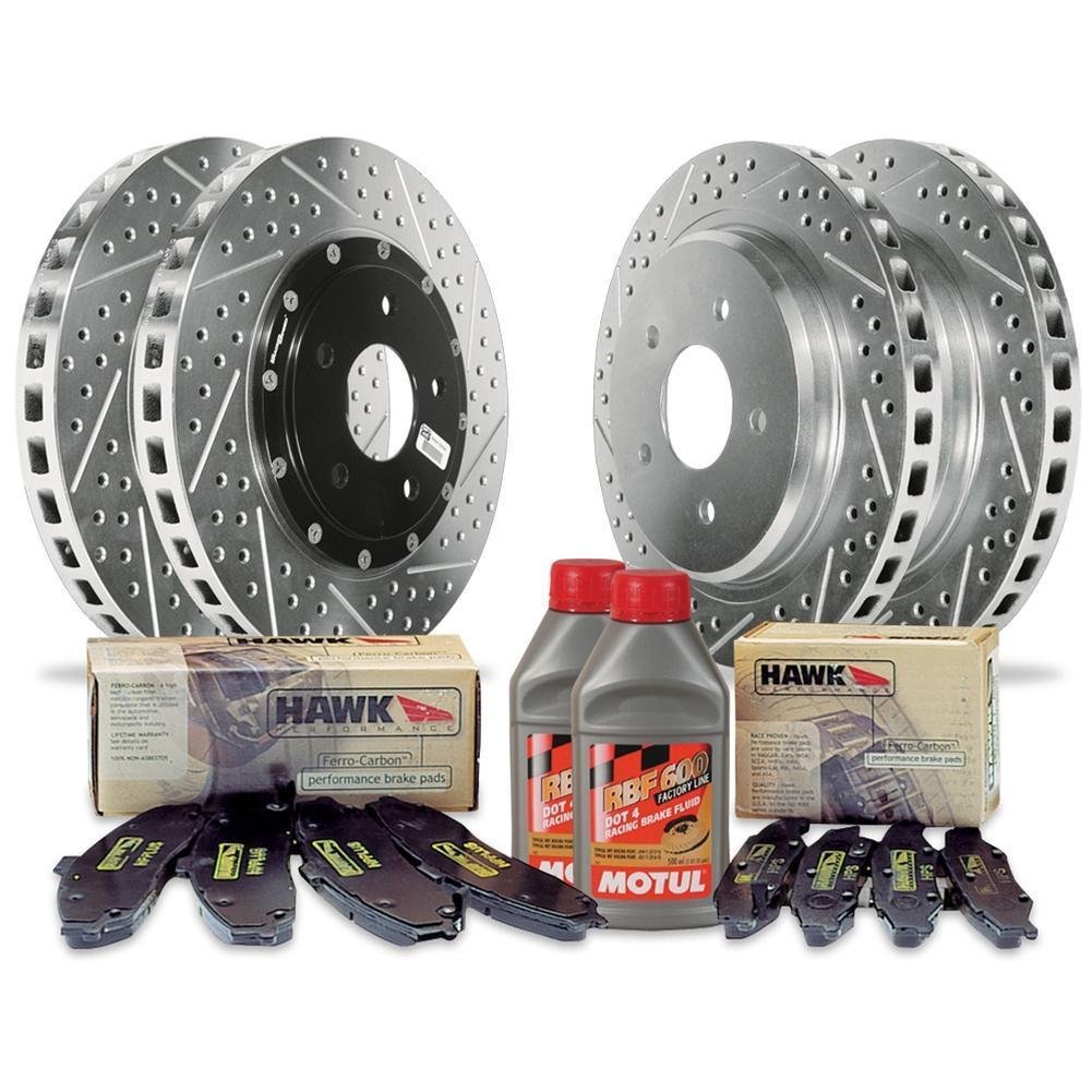 Corvette Brake Package - Baer EradiSpeed Rotors/Hawk Pads : 1997-2013 C5,C6