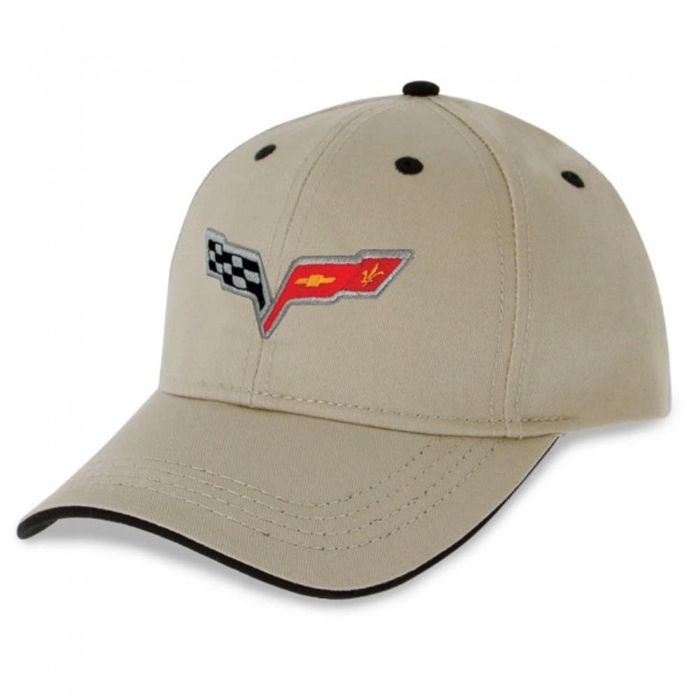 Corvette - Heritage Hat/Cap - Stone - Embroidered : 2005-2013 C6