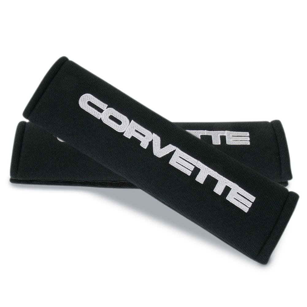 Corvette Seatbelt Harness Pad - Black : 1984-1996 C4
