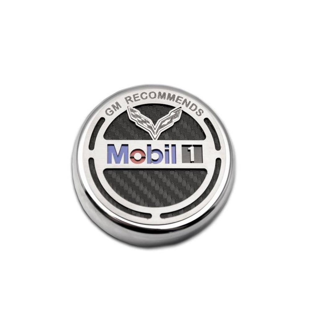 Corvette Commemorative GM Recommends Mobil 1 Oil Cap Cover : C7 Stingray, Z51, Z06, Grand Sport