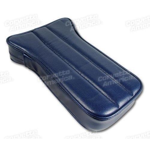 Corvette Center Armrest. Dark Blue Leather: 1968