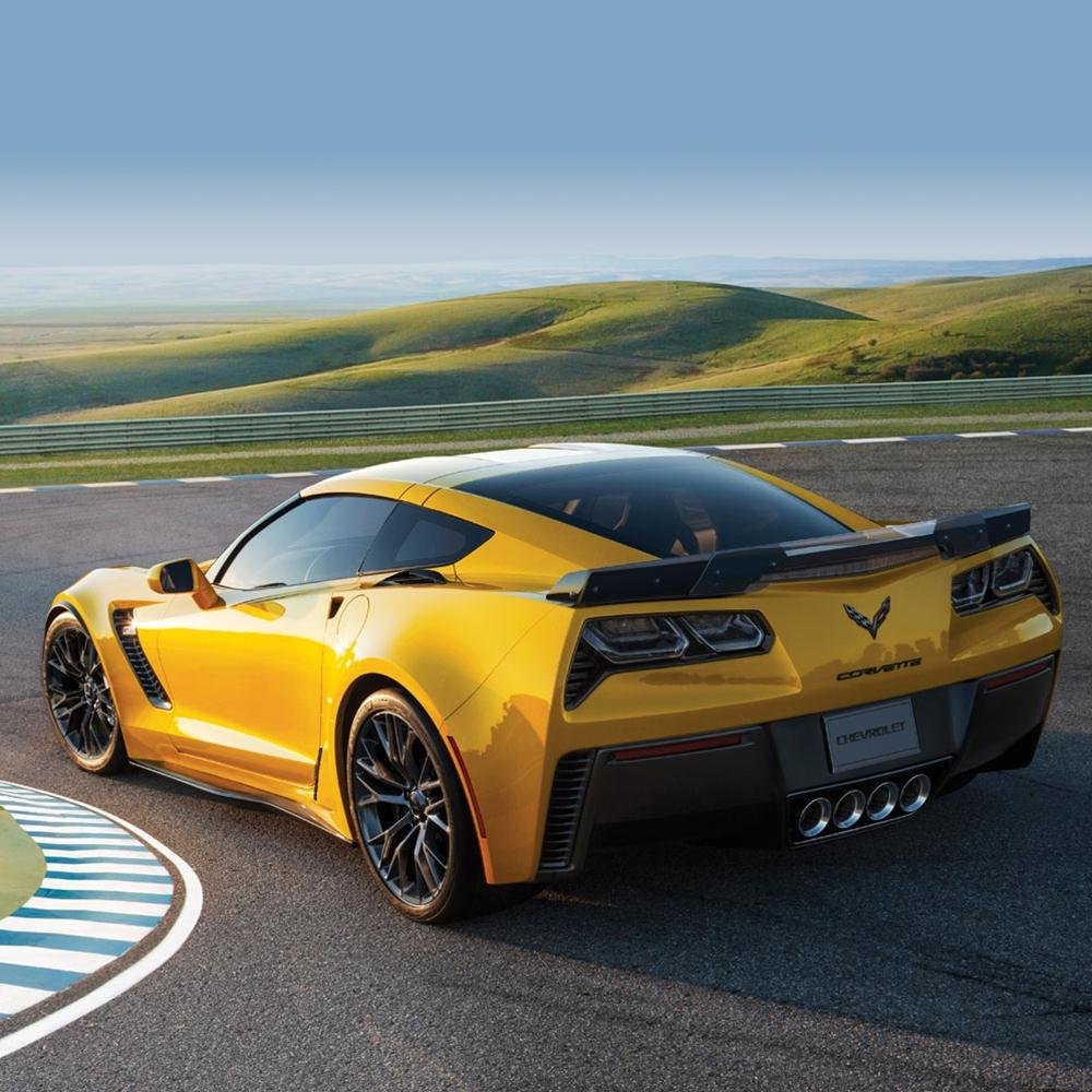 Corvette Genuine GM Stage 3 - Smoked Center Rear Spoiler Upgrade : C7 Z06