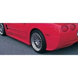 Corvette Side Skirts & Rear Spat Kit - C5R Style 4 Pc. : 1997-2004 C5
