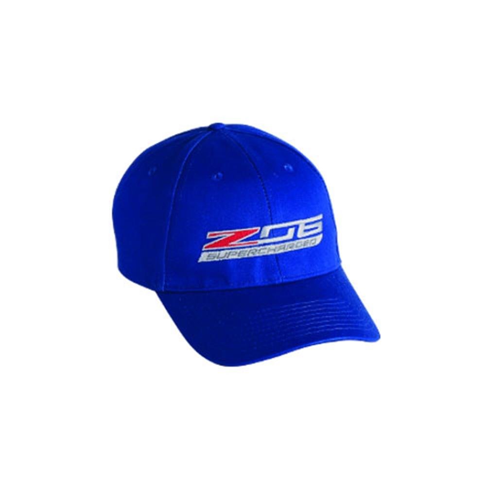 C7 Corvette Z06 Supercharged Logo Cap : Blue