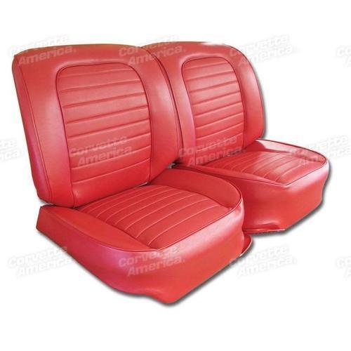 Corvette Vinyl Seat Covers. Red: 1959