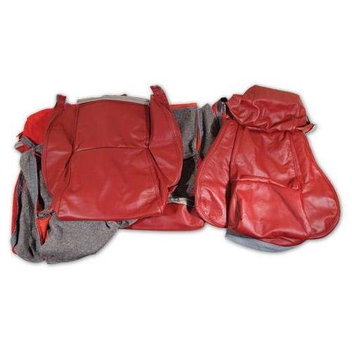 Corvette Leather Seat Covers. Red Standard: 1984-1985