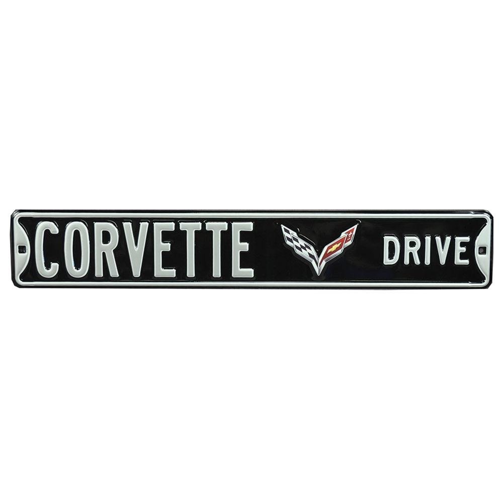 Corvette Drive - Metal Sign : C7 Stingray, Z51