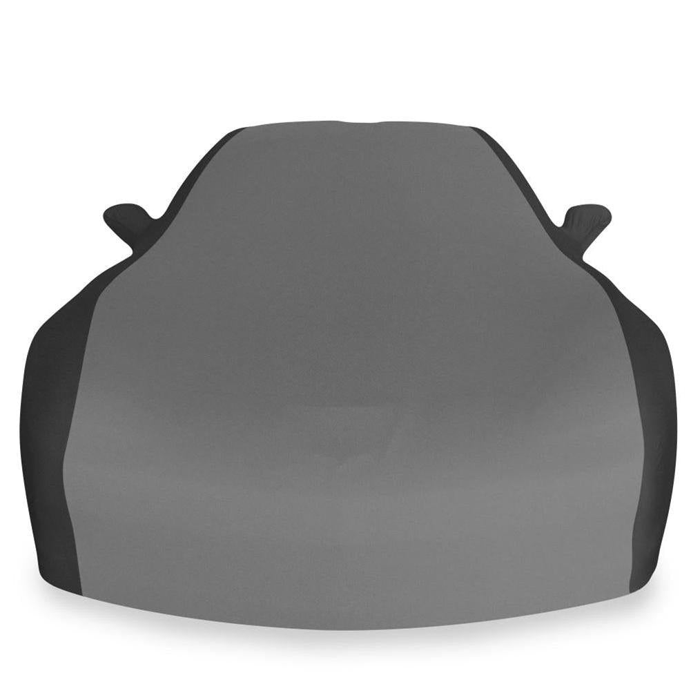 Corvette Ultraguard Stretch Satin Sport Car Cover - Gray/Black - Indoor : 2005-2013 C6, Z06, ZR1, Grand Sport