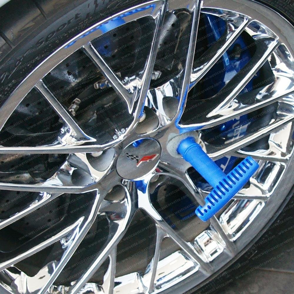 Corvette Wheel Lug Nut Cleaning & Polishing Brush