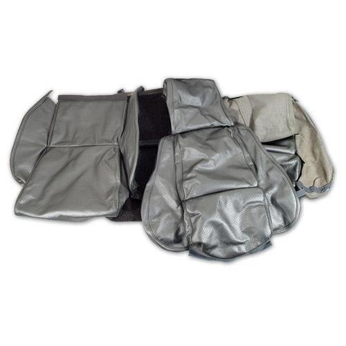 Corvette Leather Seat Covers. Gray Standard: 1984-1987
