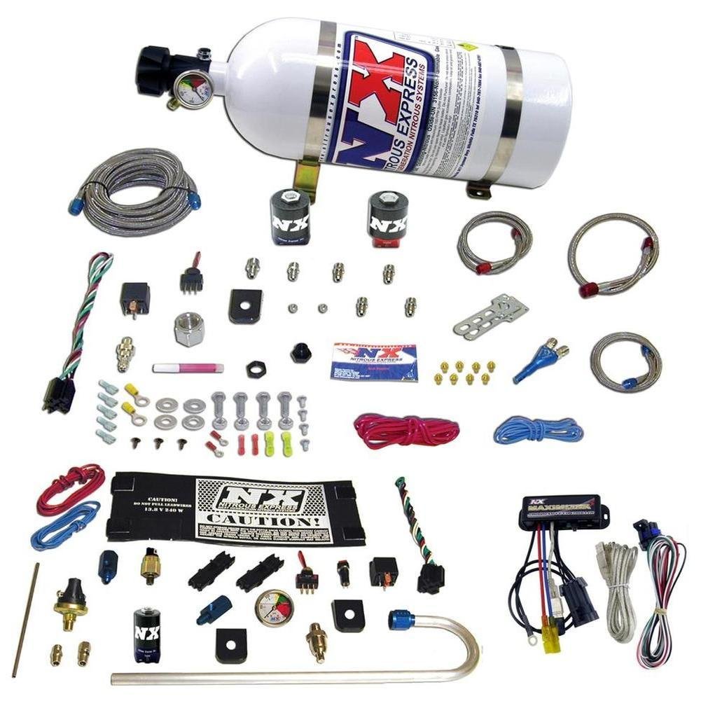 Corvette Nitrous Oxide - NX Stage III 35-150HP System w/ 10LB. Bottle / GENX-2 / Maximizer Kit : 1997-2013 C5,C6,Z06,ZR1,Grand Sport