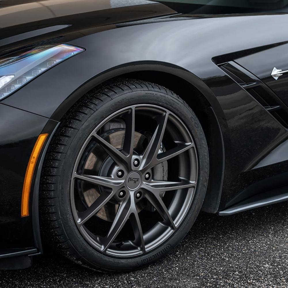 Corvette Custom Wheels - Niche Misano - Gunmetal Finish : Set of 4