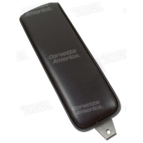 Corvette Center Armrest. Dark Blue Vinyl: 1966