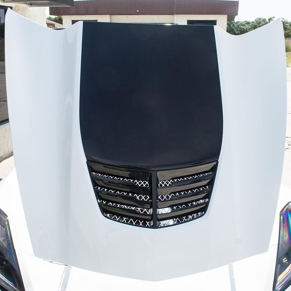 Corvette Expanded Diamond Pattern Hood Vent Grille : C7 Z06