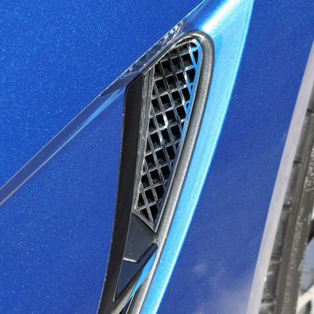 Corvette Side Vent Mesh Grille Overlay 6Pc Front Polished : C7 Stingray, Z51