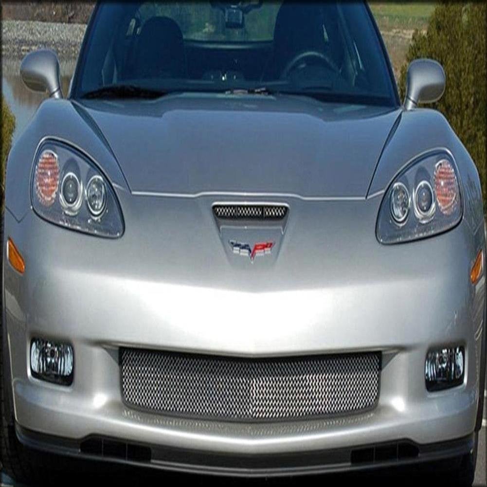 Corvette RaceMesh Z06 Lower Valance Grille : 2006-2013 Z06 (Electro Polished Stainless Steel)