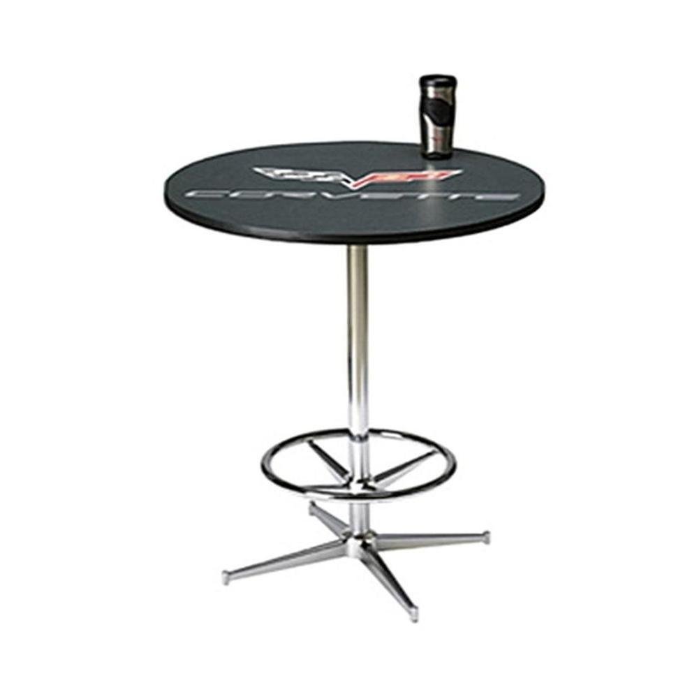 Corvette Pub Table with C6 Logo