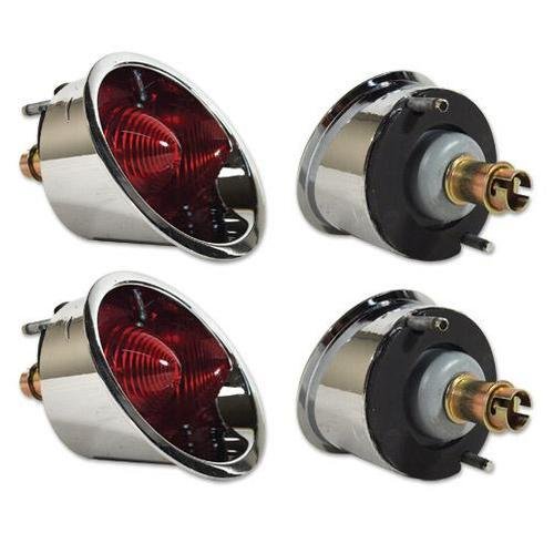 Corvette Taillight Assemblies. 4pc set - Inner & Outer: 1961-1962