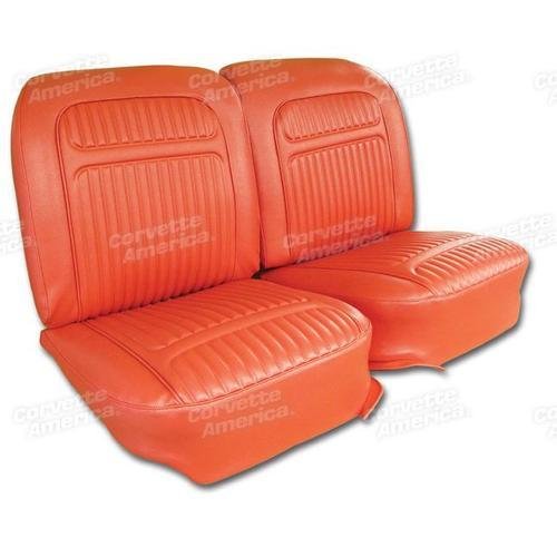 Corvette Vinyl Seat Covers. Red: 1958