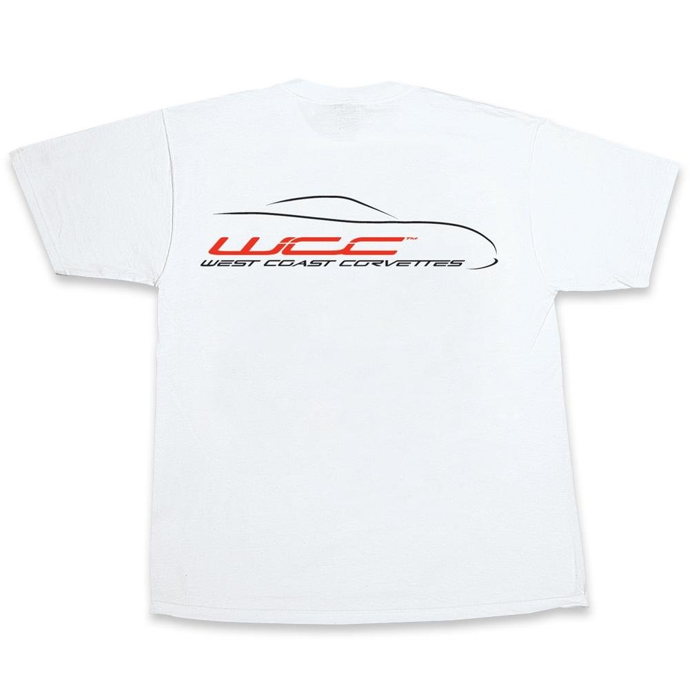 Corvette T-Shirt West Coast Corvette : White