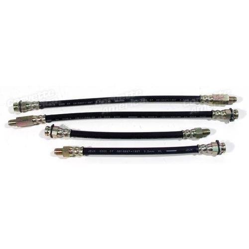 Corvette Brake Lines. Rubber 4 Piece Set: 1963-1982