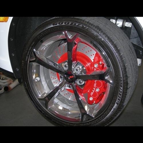Corvette Powder Coated Rotors : 2006-2013 Z06 & Grand Sport