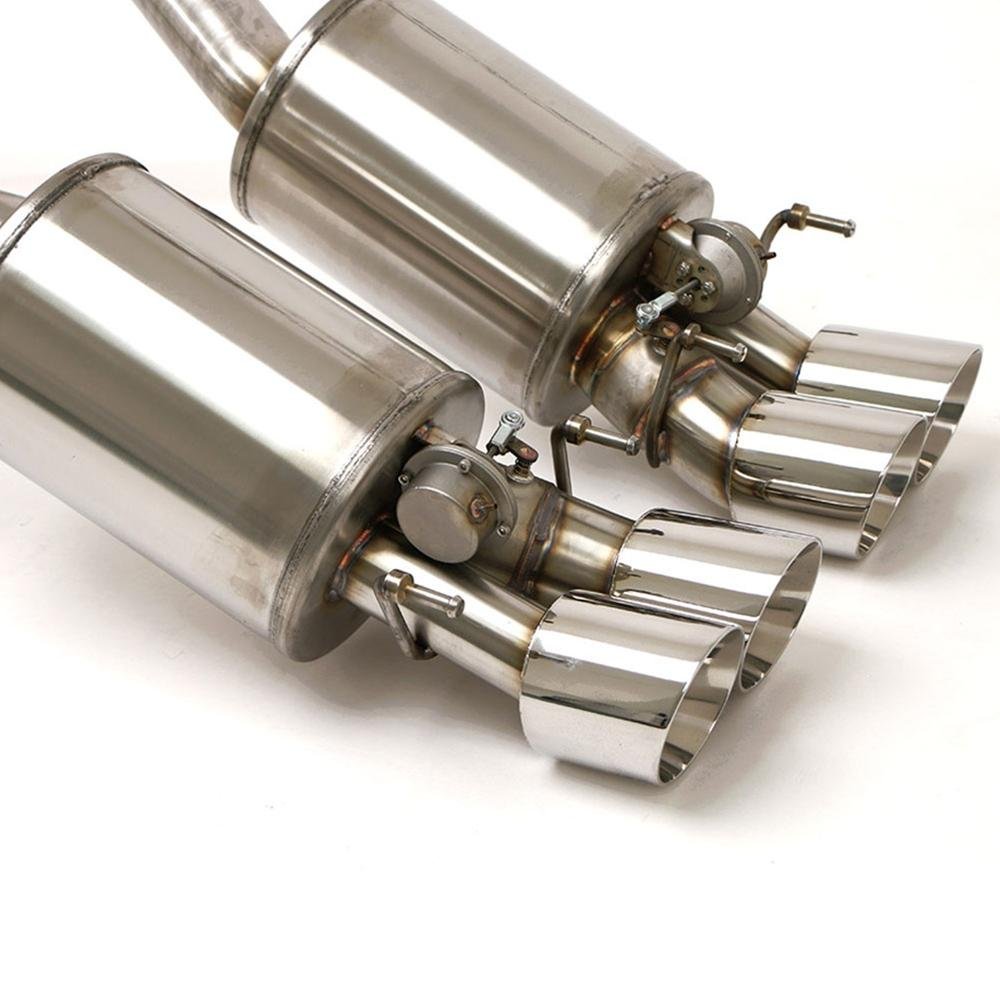 Corvette Exhaust System - B&B Fusion Gen. 3 with 4" Quad Round Tips : 2006-2013 C6 Z06, ZR1