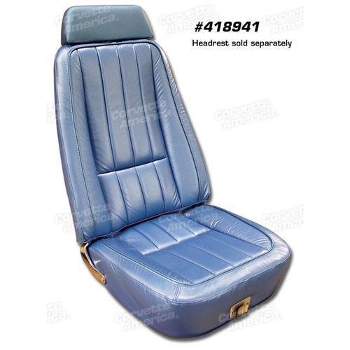 Corvette Leather Seat Covers. Bright Blue: 1969