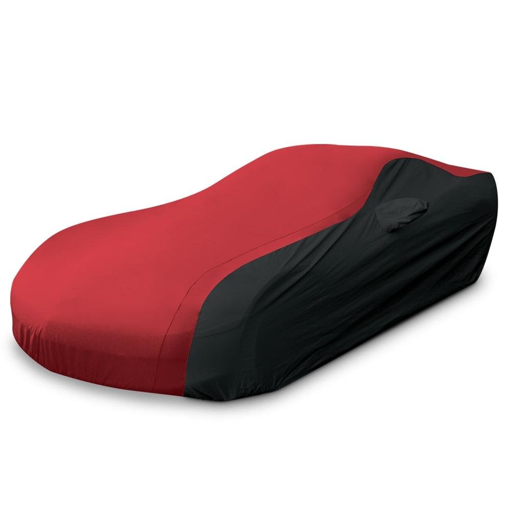Corvette Ultraguard Plus Car Cover - Indoor/Outdoor Protection : Red/Black - 2005-2013 C6, Z06, ZR1, Grand Sport